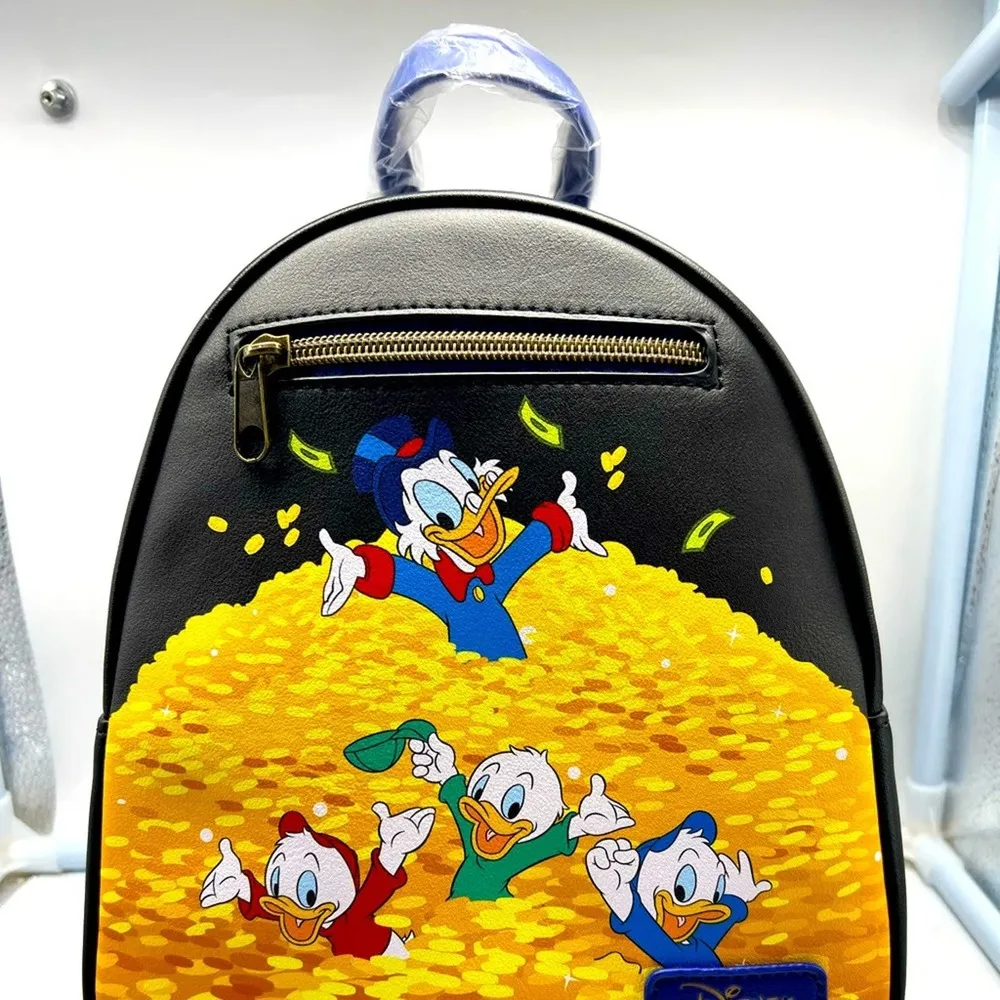 NEW LOUNGFLY Disney DuckTales Money Bin Mini Backpack Product ID: 159650… - Image 2