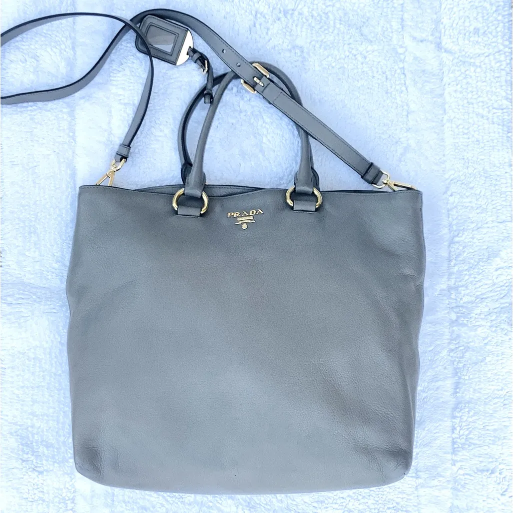 NICE genuine leather PRADA tote bag 💖 - Image 6