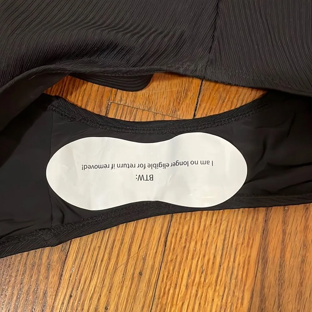 Andie The Tulum Rib One Piece Swimsuit Black Size‎ M NWT minimalist - Image 7