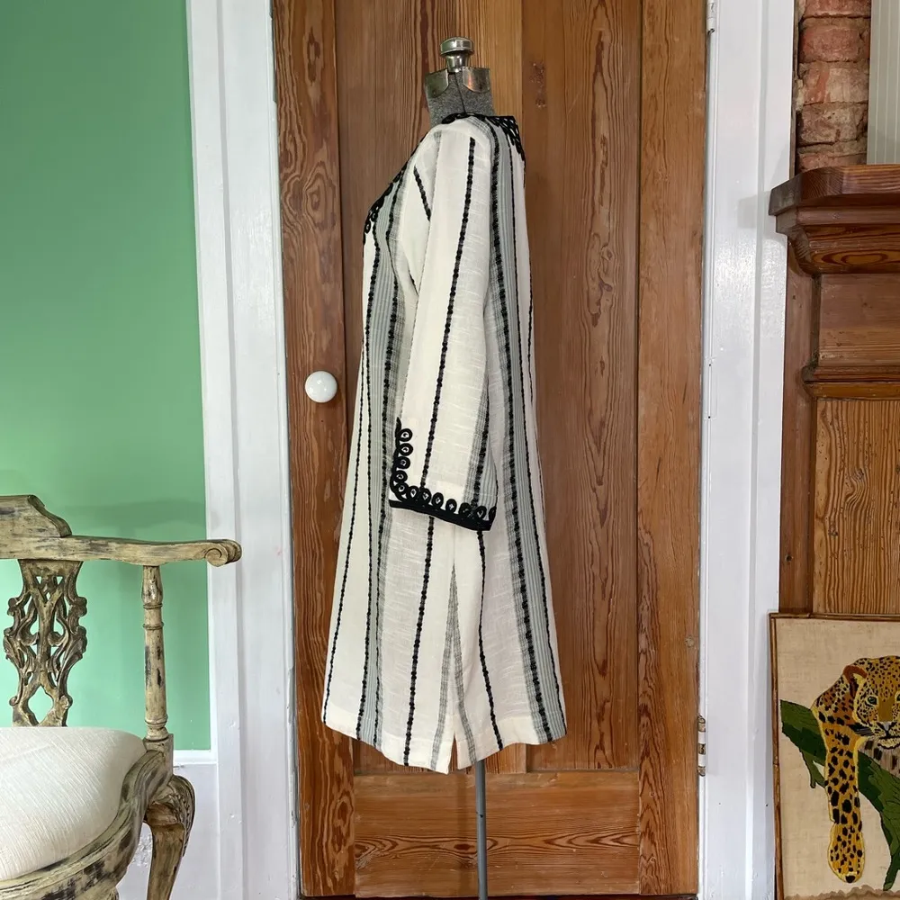 Soft Surroundings Coco De Mer Embroidered Tunic Shift Dress - Size Medium - Image 7
