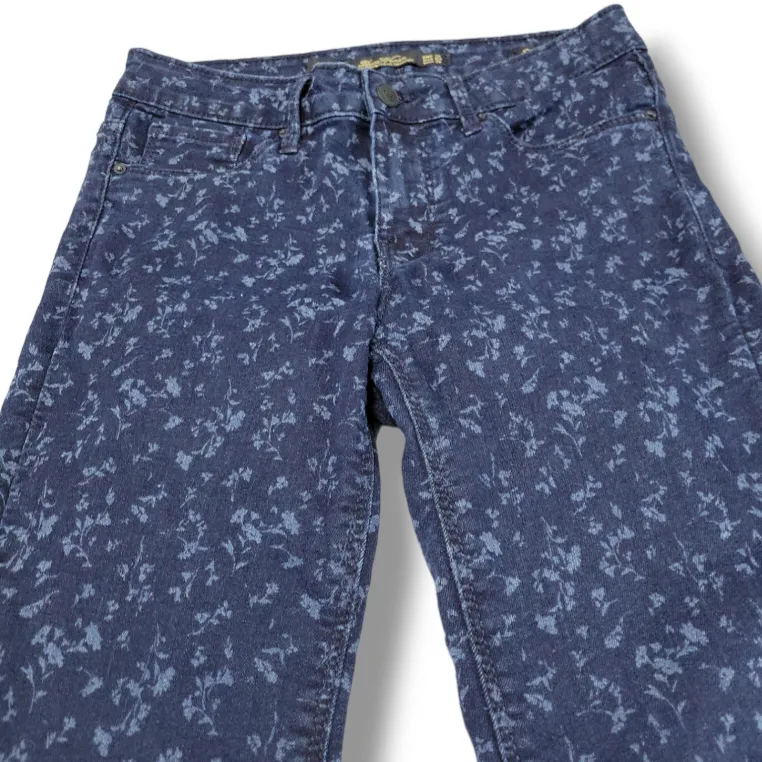 Zara Jeans Size 4 27x27.5 Womens Zara Slim Fit Jeans Stretch Skinny Jeans Floral Print  - Image 3