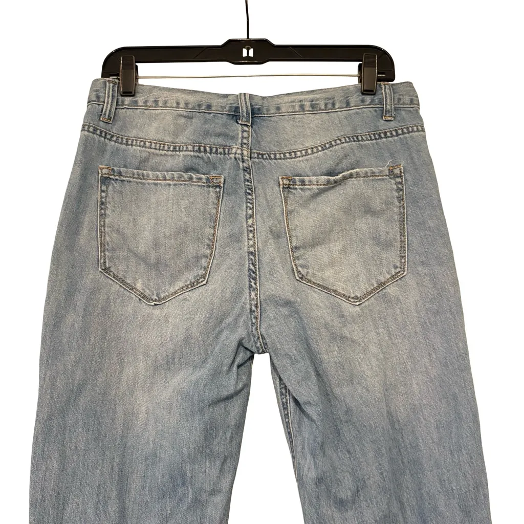 Insane Gene Wicked Trend Destroyed Straight Jeans, Sz 7/27 (runs big) Blue - Image 8