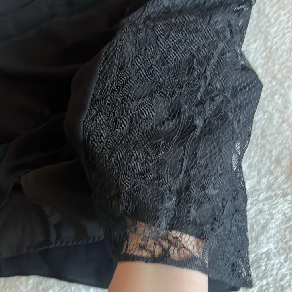 Alice + Olivia Lace Sleeveless Blouse Black Size M‎ - Image 7