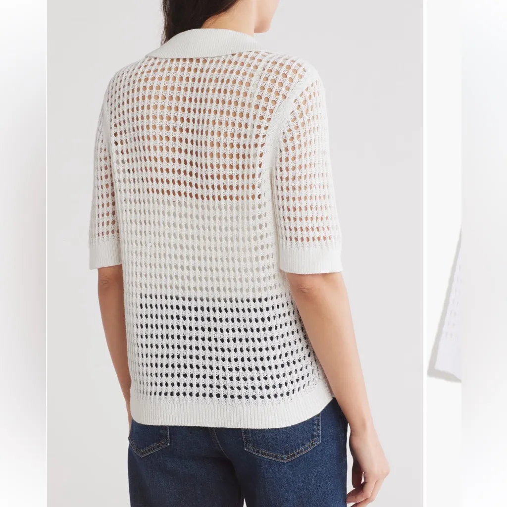 Design 365 White Knit Button - Image 2