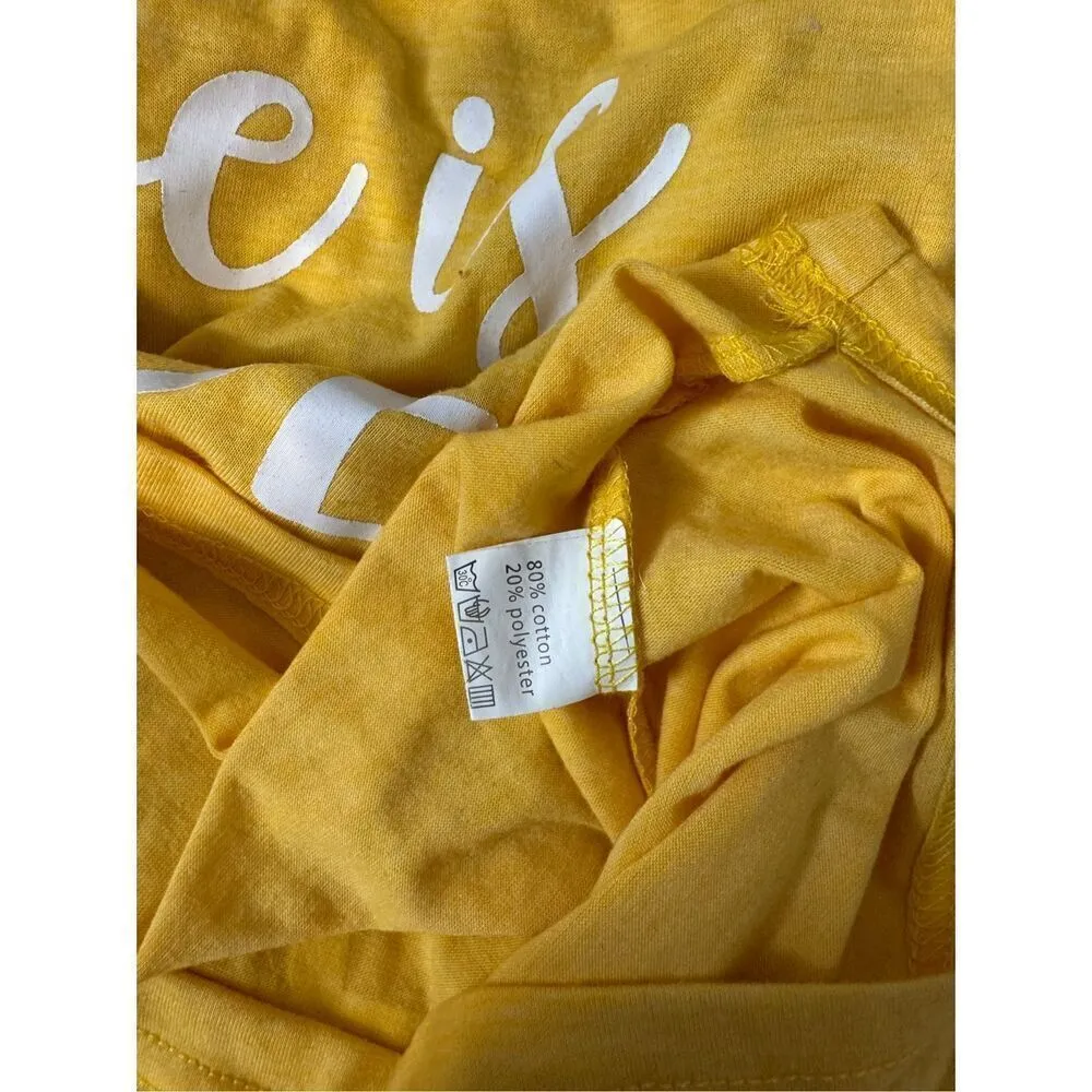 Doodle yellow tshirt Yellow - Image 4