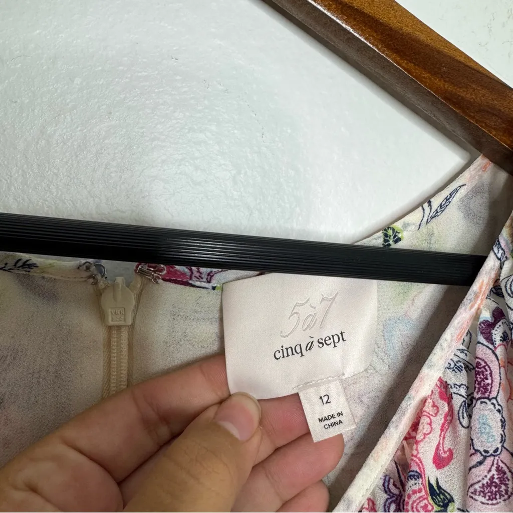 Cinq à Sept‎ Sheila Floral Ruffle - Image 5