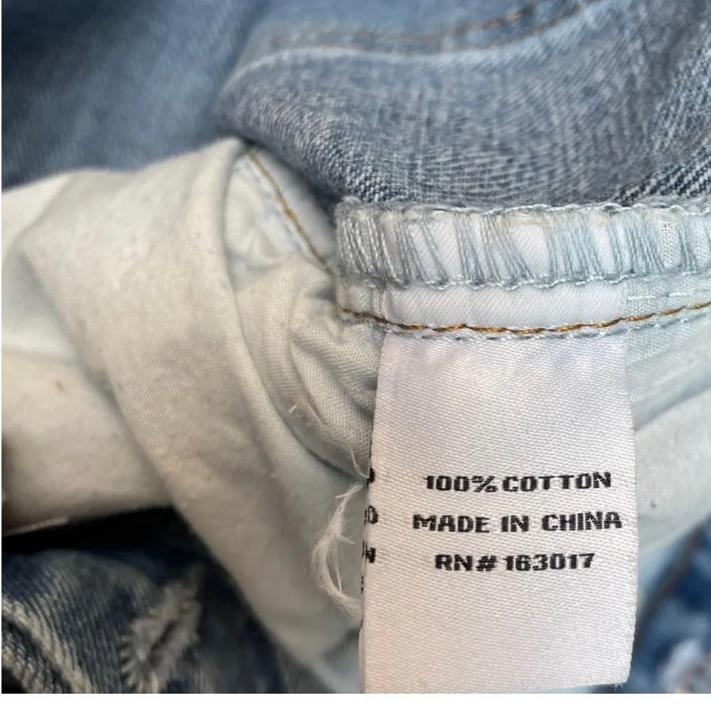 Princess Polly High Waist Crossover Button Fly Slim Straight Jeans - Image 6