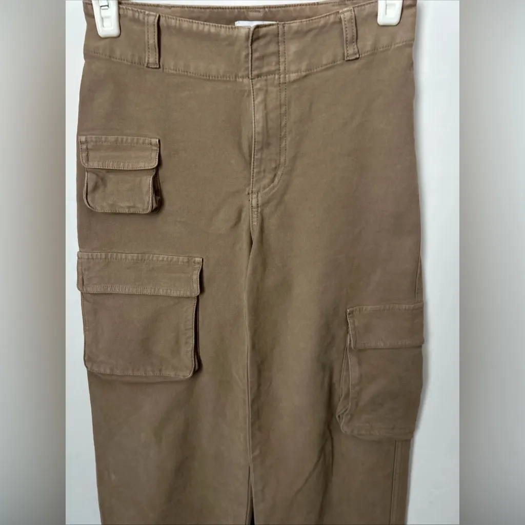 Aritzia TNA Beige Picture Cargo Pants 00 Tan - Image 9