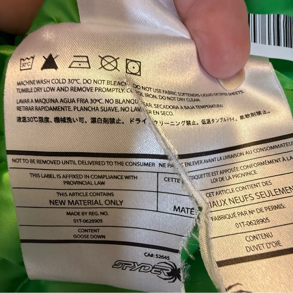 Spyder  Timeless Hoody Down Vest Mid-Layer Or Outer Layer Women’s Size Medium - Image 11