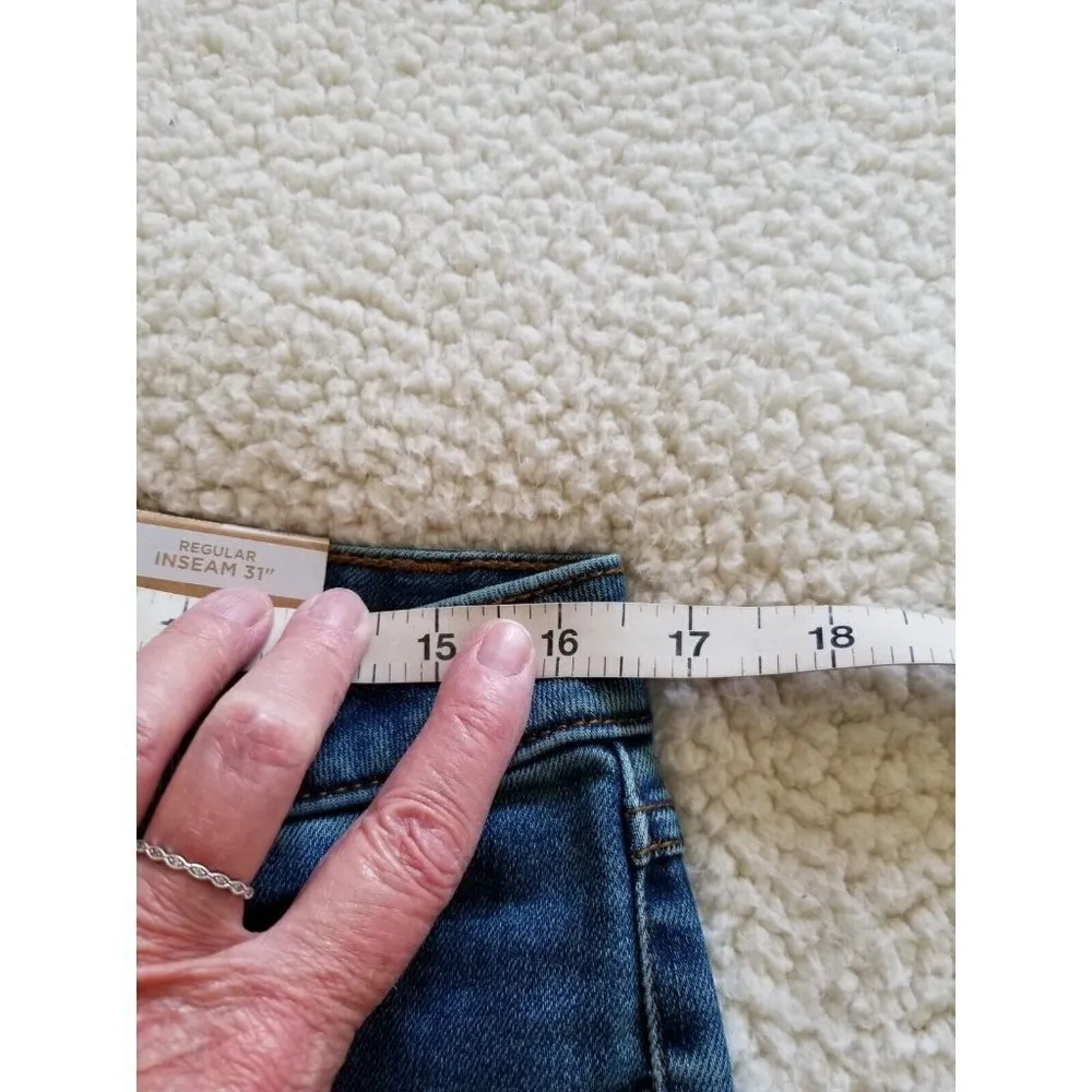 PRANA Women's Sienna Hiking Jeans True Blue Stretch Denim Size 12 Reg - Image 7