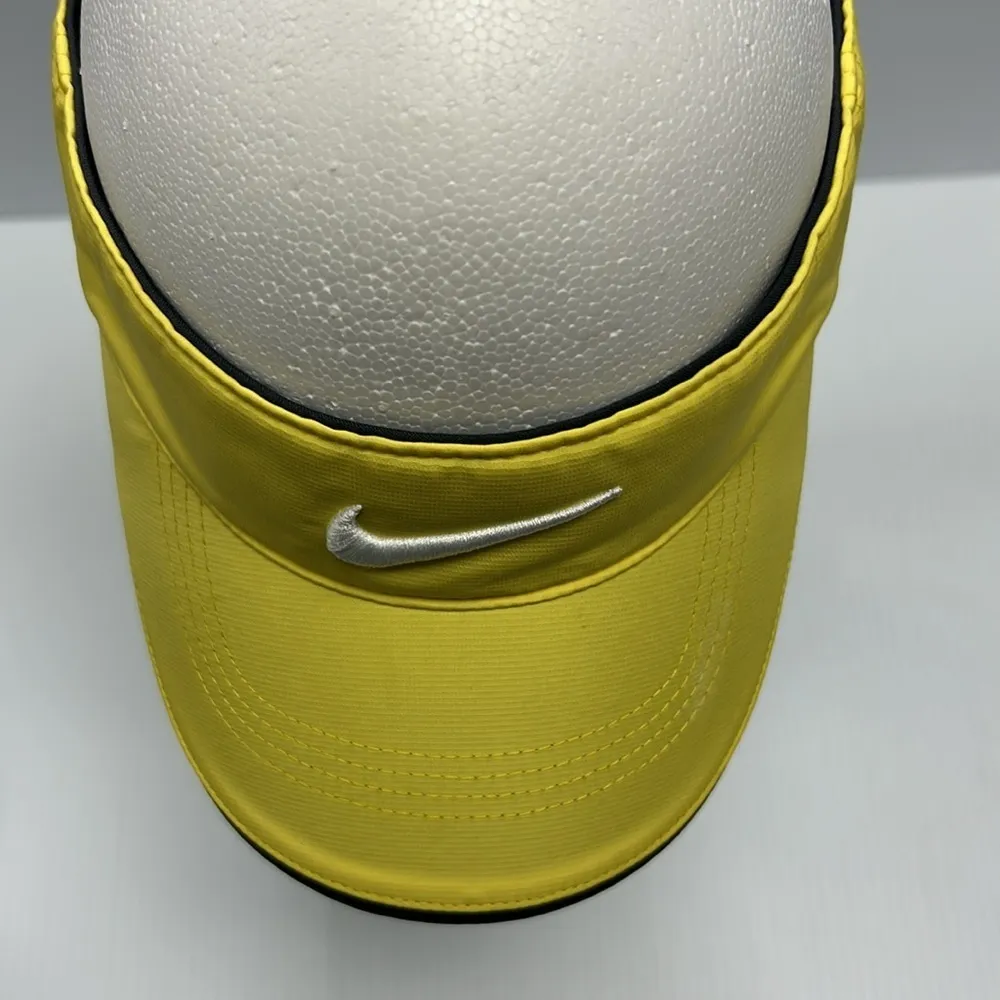 Nike Golf VRS 20XI Swoosh Logo Embroidered Adjustable Athletic Visor Yellow Hat - Image 5