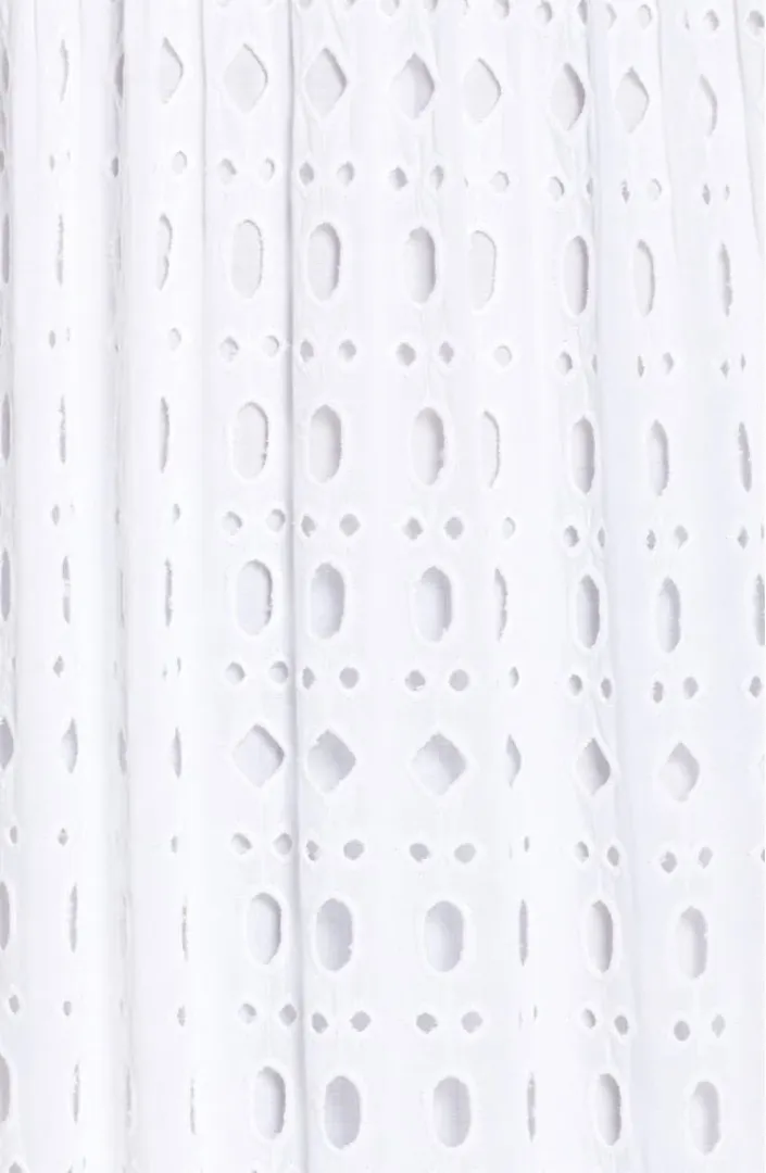 Melody Maxi Dress In White Eyelet - Image 7