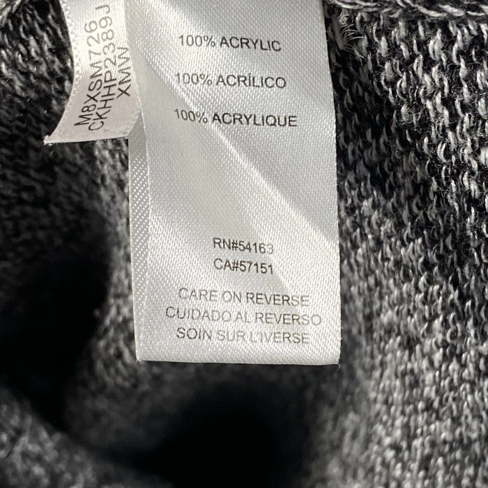 CALVIN KLEIN Blouse Women's Size XS Gray Cowl Neck Sweater Pullover Top - Image 4