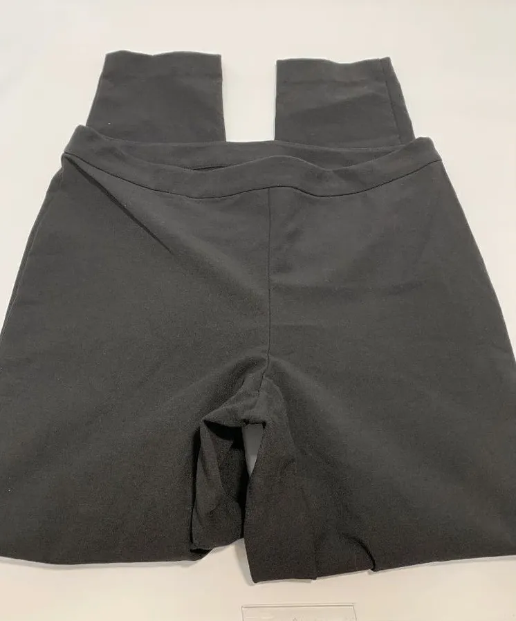 Alfani Women's Mid Rise Slim Fit Dark Black Slacks Pants Size 12 - Image 1