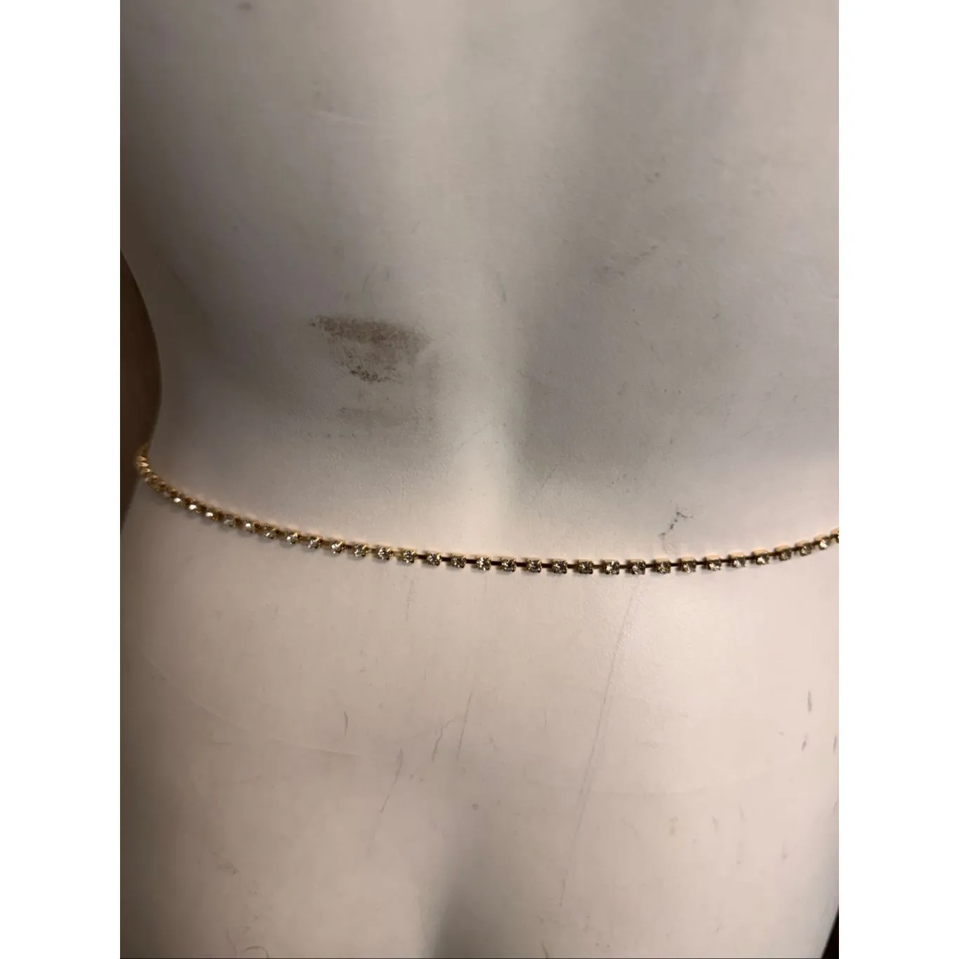Gold Rhinestone Waist Chain Belt – Adjustable Belly Chain Jewelry – Women’s Body - Image 4