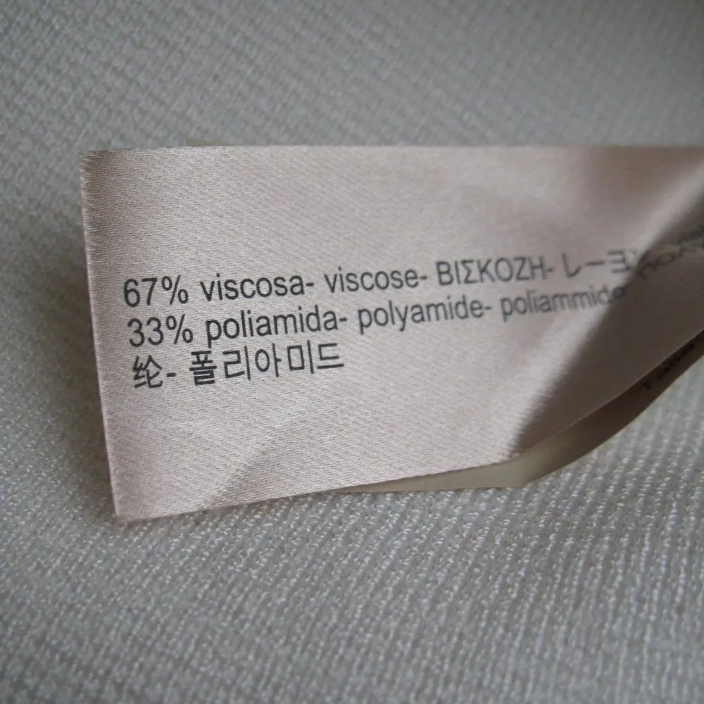 Off White Ivory Off the Shoulder  Knit Tunic Top NO BELT - Image 8