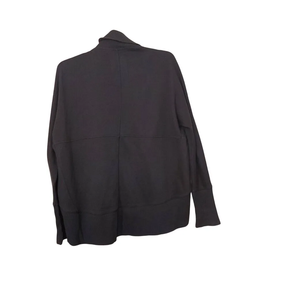 Aeropostale Size S/M Small Medium Medium Dark Grey 100% Cotton Open Cardigan - Image 2