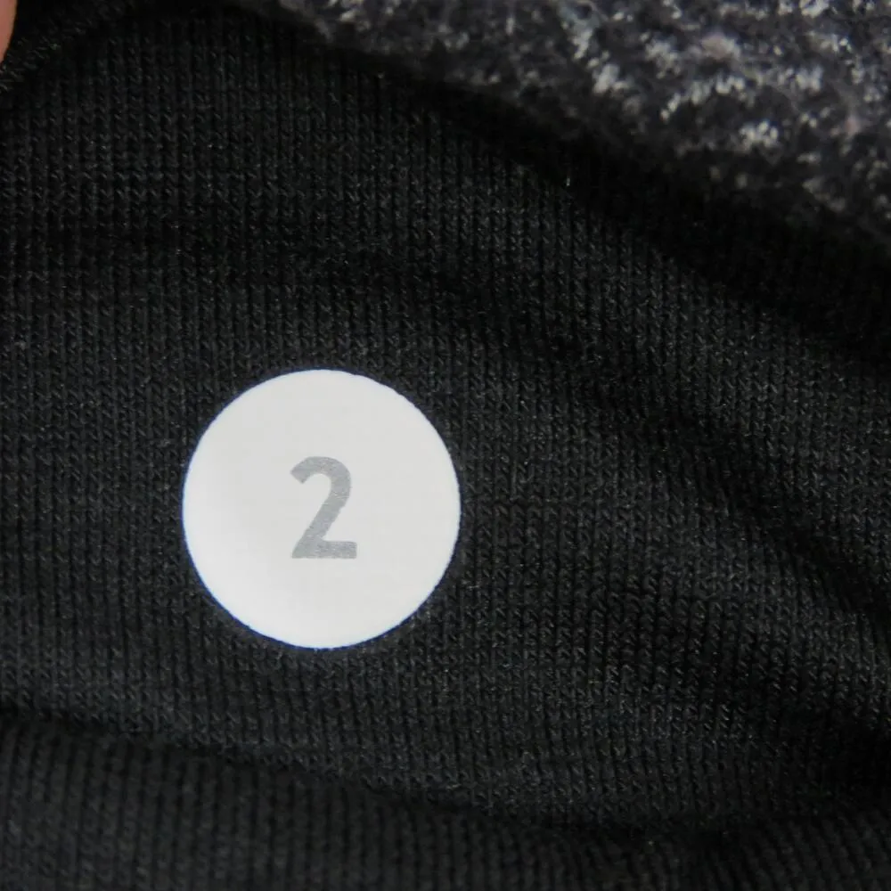 Lululemon Gather & Crow Crop Gray Herringbone Leggings Size 2 - Image 9