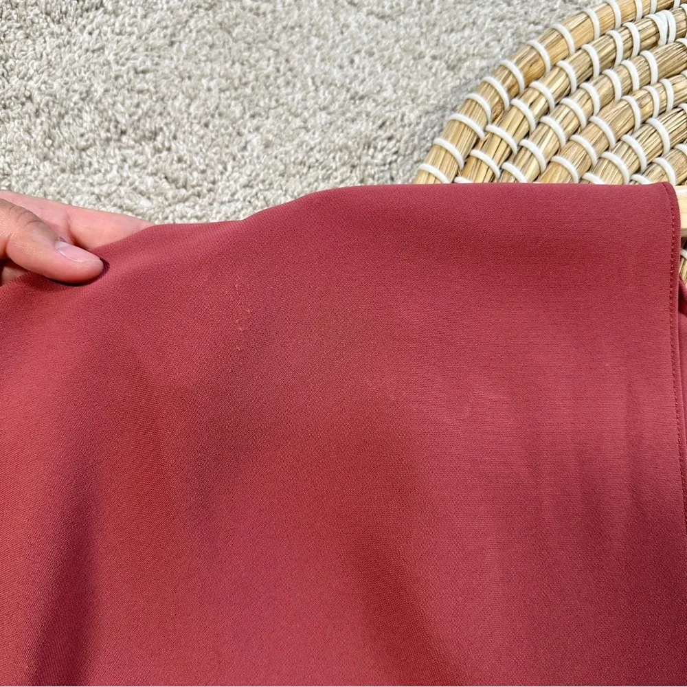 Amanda Uprichard Women’s Red Long Sleeve Halifax Top Blouse V-Neck Size S - Image 15