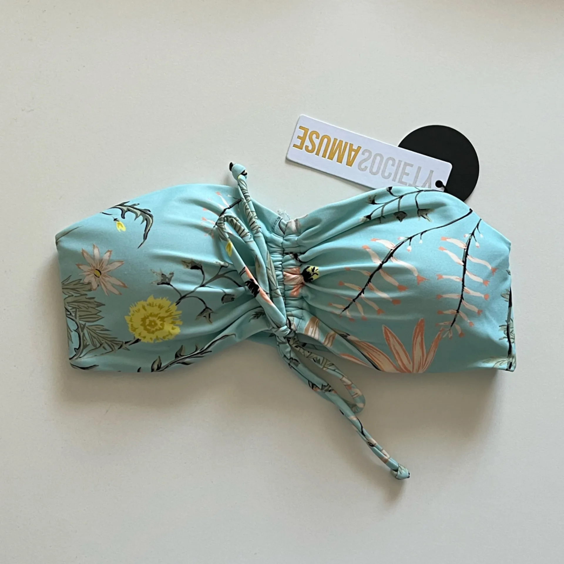 {Amuse Society} x Free People Brand New Cool Blue Bikini SET - Image 3