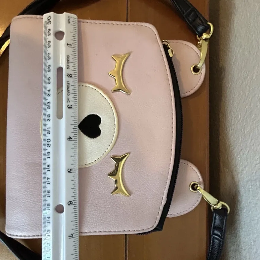 Betsey Johnson Pink Bear Crossbody Bag - Image 8