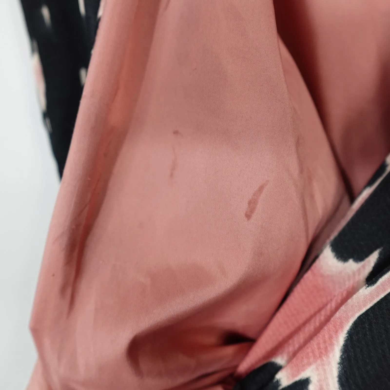 Tanya Taylor Long Sleeve Blaire Dress size 12 black salmon - Image 11