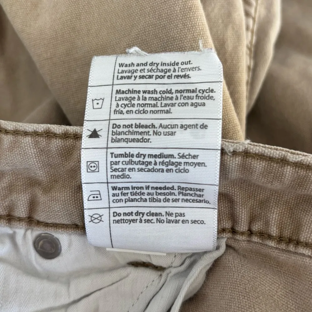 Carhartt Original Fit Tan Khaki Cargo Carpenter Utility Pant Work Plus Size - Image 13