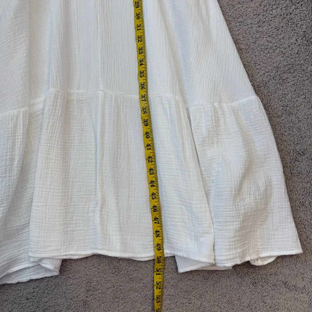 Joe’s Gauze Midi A-Line Dress Ivory S - Image 9