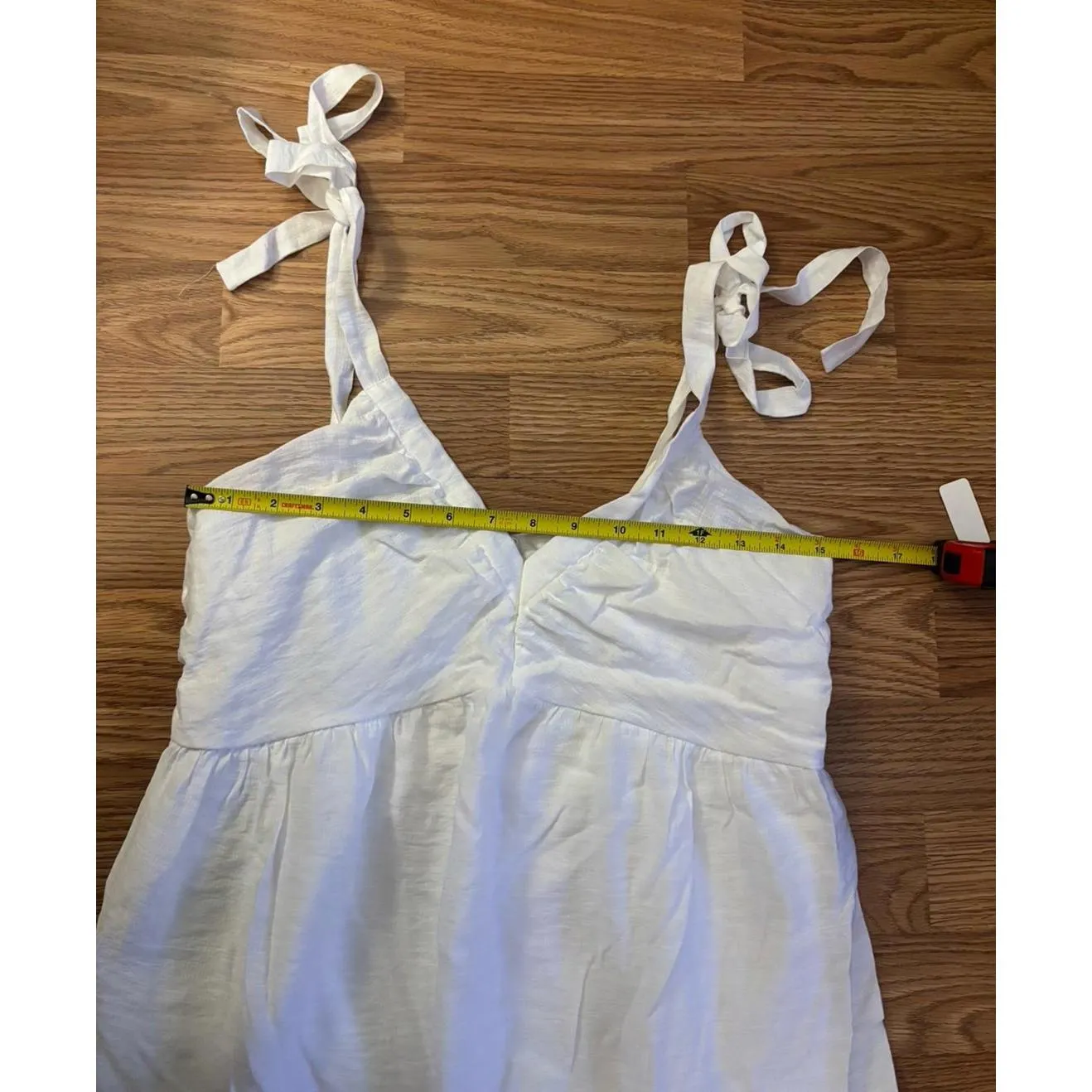 Express White Ruffled Tiered Maxi Dress Size Medium - Image 5