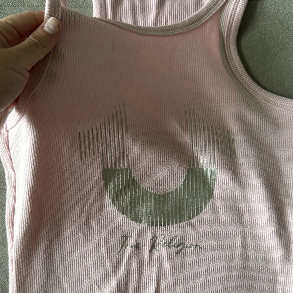 True Religion  Light Pink Tank Top - Image 2