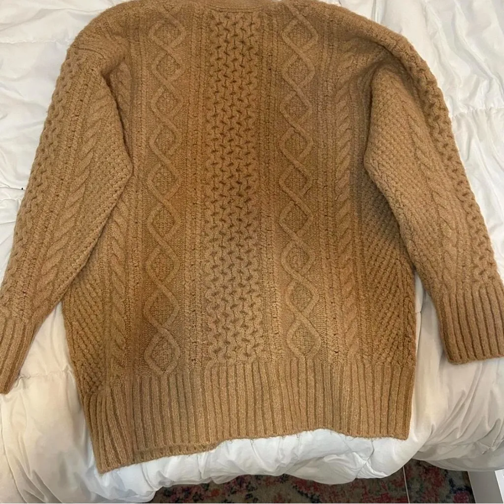 NWT JCrew chunky knit cardigan - Image 2