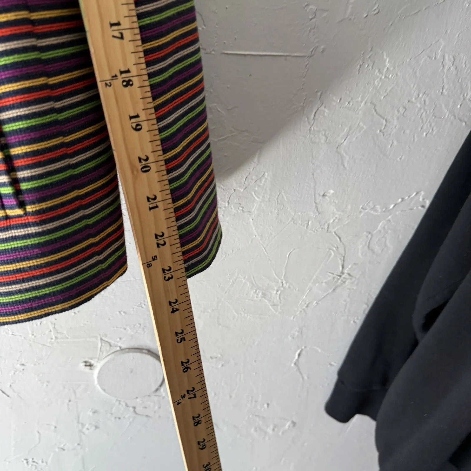 Talbots Blazer Womens 22WP Striped Two Button Lined Cotton Blend Jacket Plus Siz - Image 11