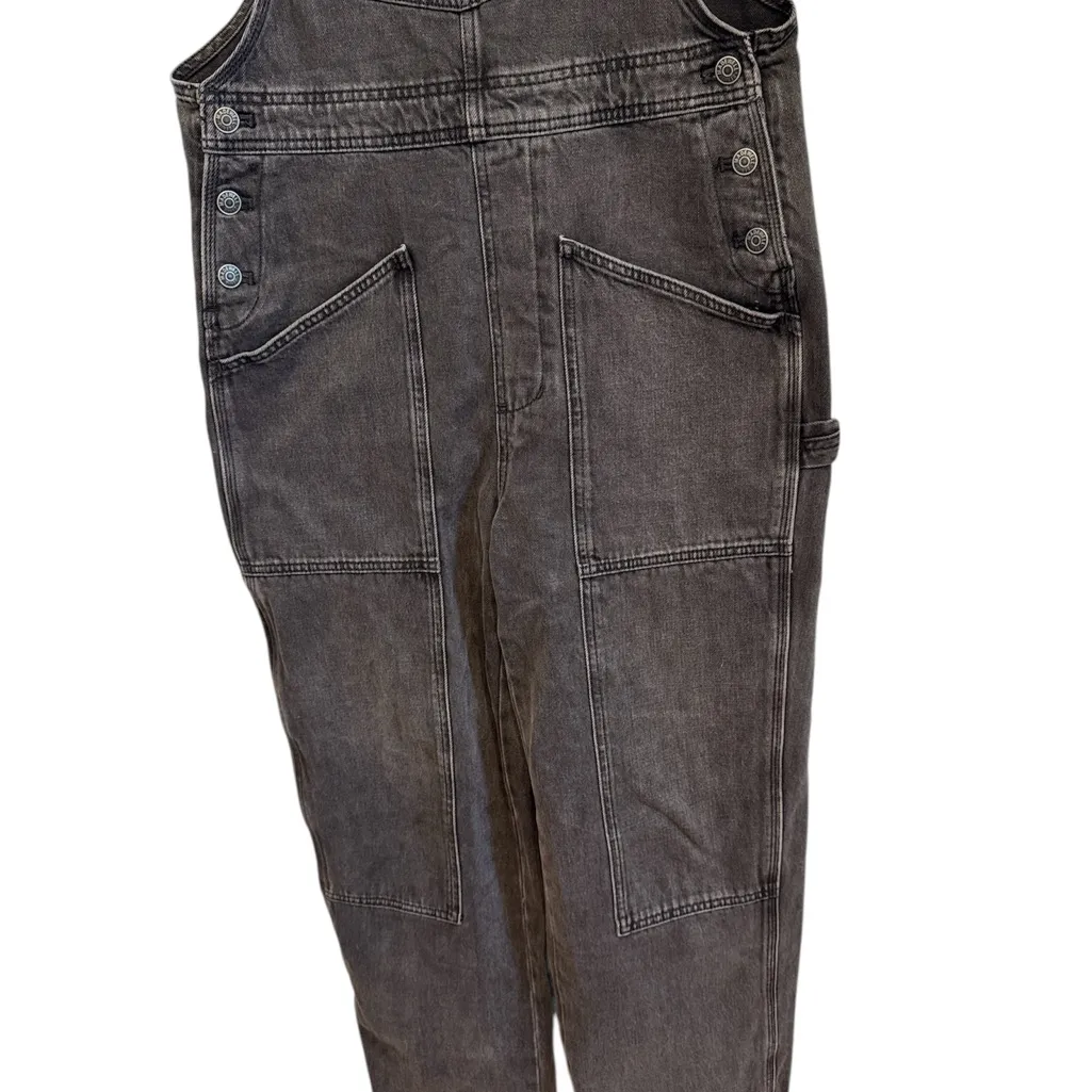 Madewell Denim Oversized Carpenter Overalls Size M - Image 4