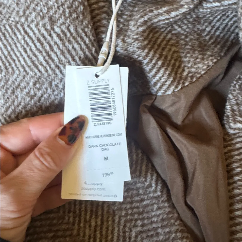 Z Supply  Hawthorne Herringbone Coat - Image 4