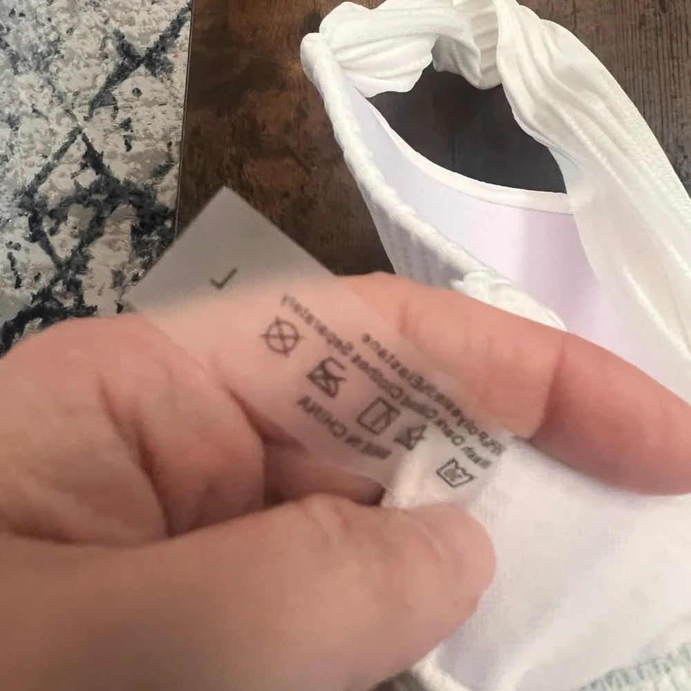 NWOT White Ribbed Bikini Set - Image 8