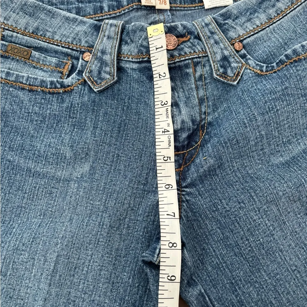 - X.O.X.O. Vintage (early 2000s)Y2K light wash crop denim 7/8 - Image 11