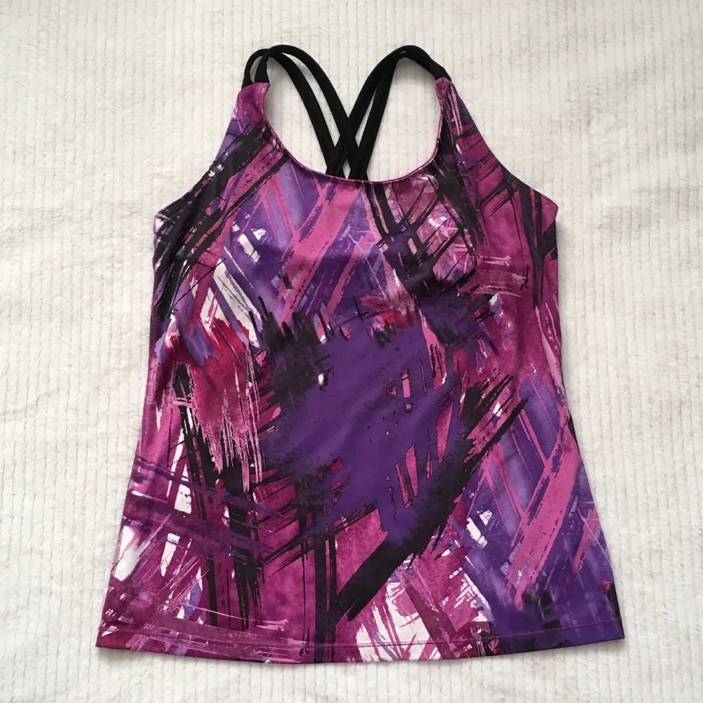 Xersion Printed Workout Top - Image 2