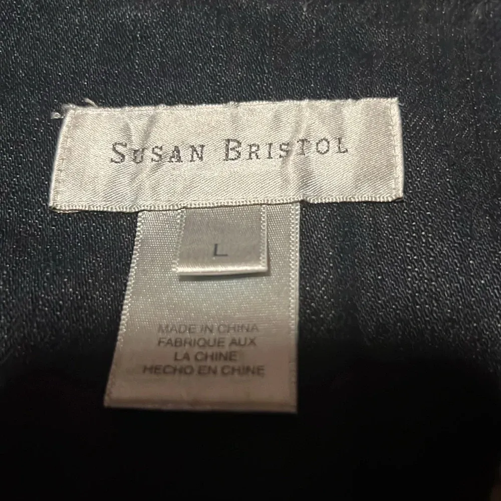 Susan Bristol like new Jean jacket. Size large. Pink trim. - Image 3