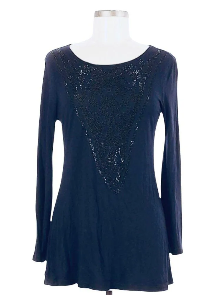 I.N.C  Blue Tunic - Image 2