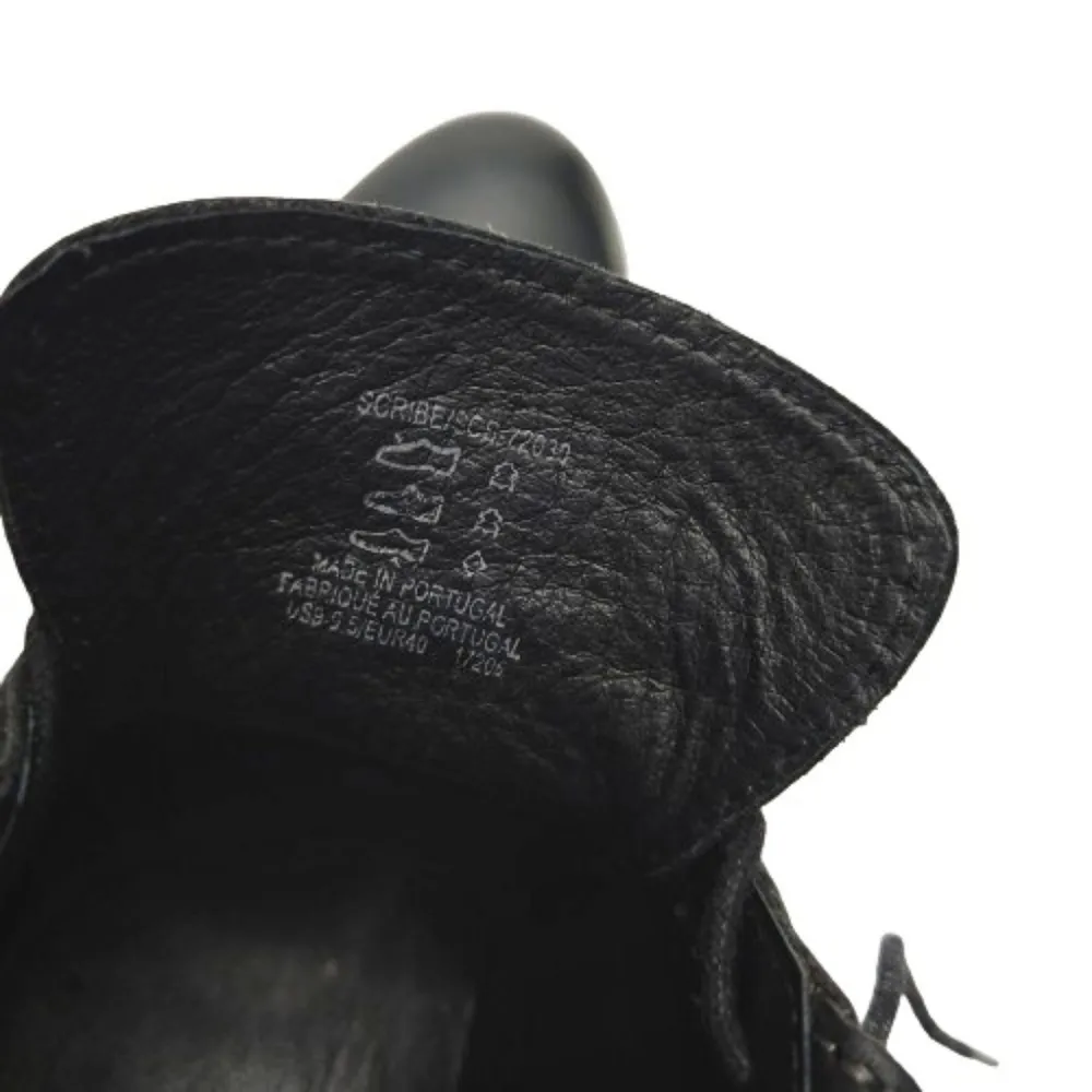 Taos Scribe Leather Ankle Boots Size 9 - Image 7