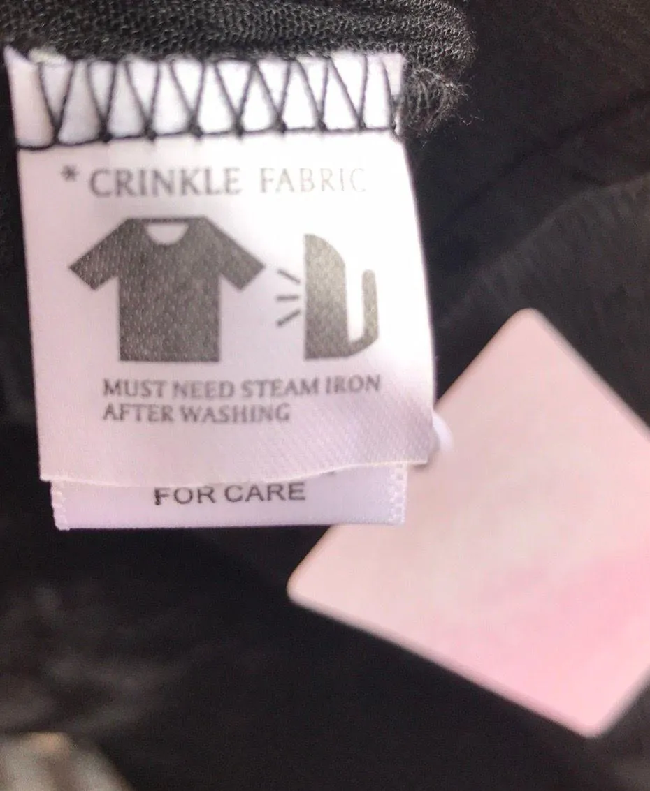 Long Sleeve Black Sheer Top - Image 9