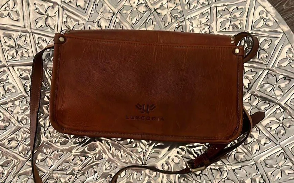 LUXEORIA Genuine Leather Crossbody unisex Bag Purse
Brown New Brown - Image 12