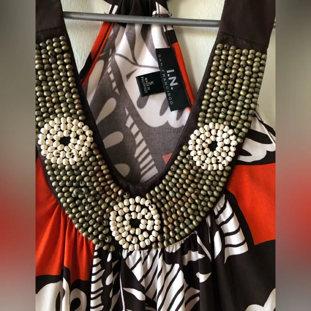 I.N. SAN FRANCISCO  Womens Dress Size Small Embellished Neckline - Image 2