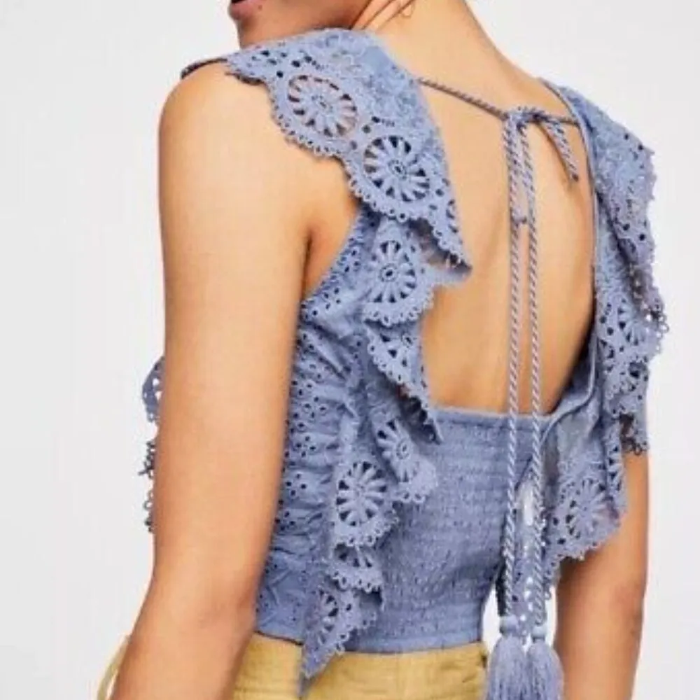 Free People The Real Love Crop Top *White* - Image 2