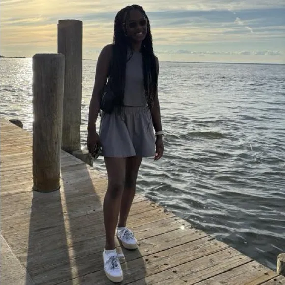 New Set! FREE PEOPLE free-est MILANI Skirt Sleeveless Top Size MEDIUM Gray - Image 13