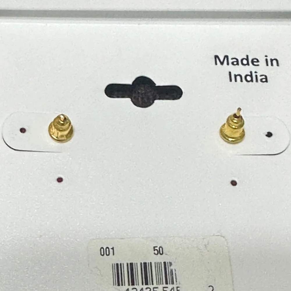 Boutique Handmade Orange Slices Beaded Earrings NWT - Image 5