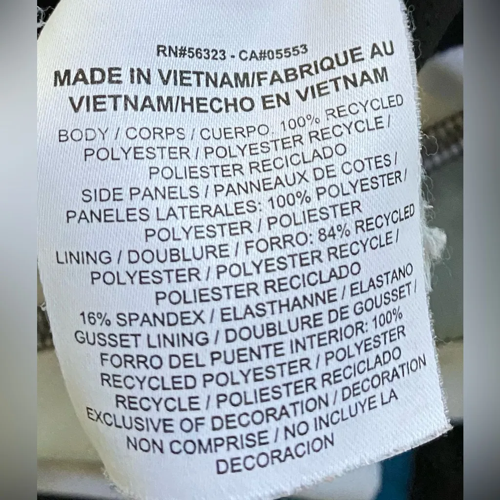 Nike Tempo Dri‎ Fit Women’s Sz M Black/Cobalt Blue Athletic Shorts - Image 4