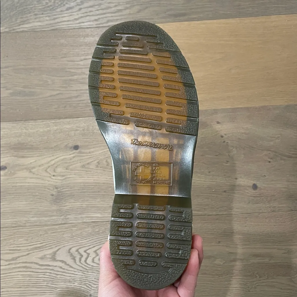 Dr. Martens 27214 Vegan Oxford Shoes Men's Size 6 Women's Size 7 White Leather - Image 15