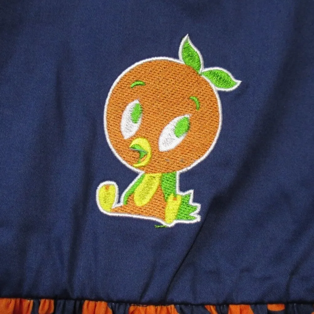 NWT Disney Parks The Dress Shop Orange Bird Stretch Cotton Tank Dress 1X - Image 7