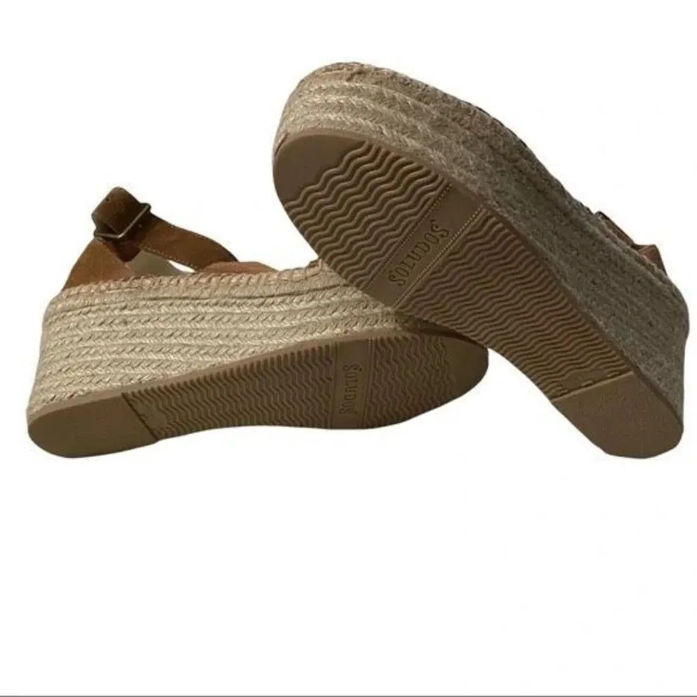 ✨NWOT✨Soludos Palma Suede Leather Strappy Espadrille Platform 3.25” Sandals✨ - Image 9